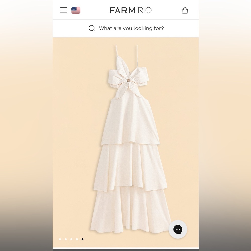 Off-White flower maxi dress